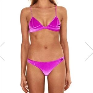 Triangl bikini NWT sour grapes